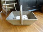 mooie houten Franse plukbak / plukmand / bak / mand, Antiek en Kunst, Curiosa en Brocante, Ophalen