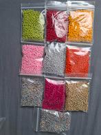 10 zakjes partij rocailles mix 200 gram kralen 2 mm, Ophalen of Verzenden, Nieuw, Kraal