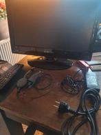 Q.media led tv 18.5 inch met ingebouwd dvd speler, Audio, Tv en Foto, Televisies, LED, 50 Hz, Zo goed als nieuw, Minder dan 40 cm