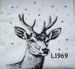 Servetten decoupage/bullet journal – Hert L1969, Verzenden, Nieuw, Materiaal