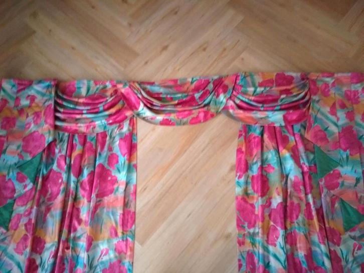 Gevoerde draperie, 3 bogen met zijsjerpen, Huis en Inrichting, Woonaccessoires | Overige, Nieuw, Ophalen