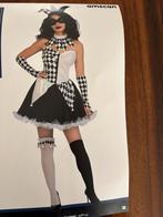 NIEUW: Carnavalspak Harlekijn (Pierrot) dames maat L, Carnaval, Maat 42/44 (L), Nieuw, Ophalen of Verzenden