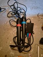 Singstar Microfoons PlayStation, Ophalen of Verzenden, Gebruikt, Microfoon(s)