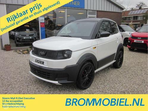 Ligier Myli R.Ebel Exec. EV12 elektrische brommobiel citycar, Diversen, Brommobielen en Scootmobielen, Gebruikt, Ligier