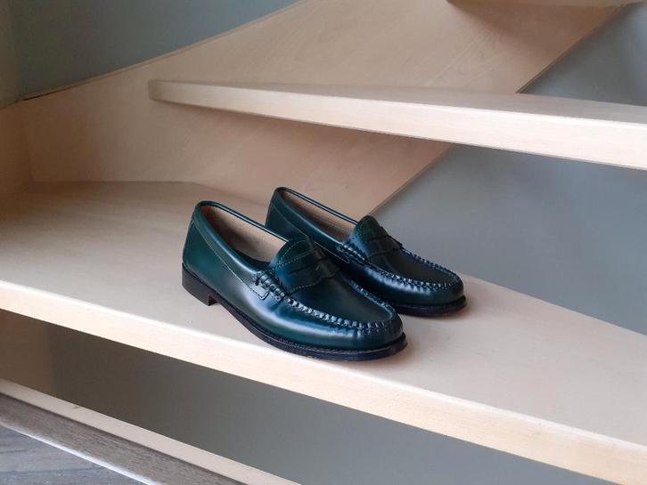 G.H. Bass & Co Weejuns loafers - maat 36,5, Kleding | Dames, Schoenen, Zo goed als nieuw, Instappers, Groen, Ophalen of Verzenden