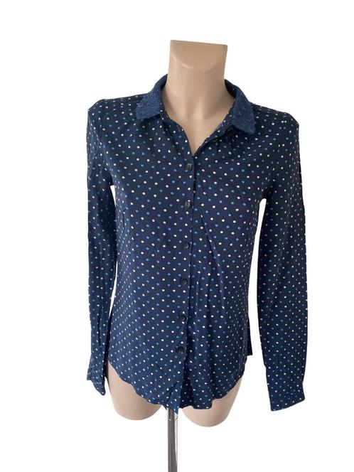 Numph blouse S, Kleding | Dames, Blouses en Tunieken, Zo goed als nieuw, Maat 36 (S), Blauw, Ophalen of Verzenden