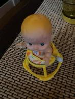 Vintage baby in loopwagentje, opwindbaar., Ophalen of Verzenden, Zo goed als nieuw