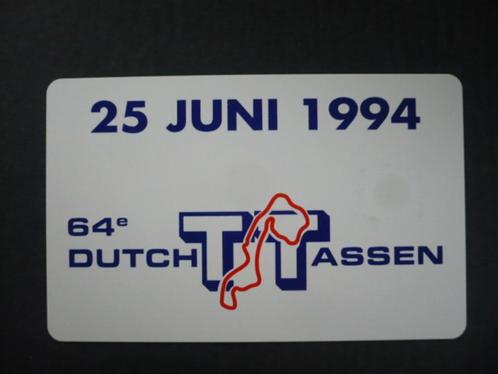 telefoonkaart 64e ditch tt assen 25 juni 1994, Verzamelen, Telefoonkaarten, Ophalen of Verzenden