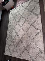 Grijs/Wit Vloerkleed - 160x230 cm, 150 tot 200 cm, 200 cm of meer, Ophalen of Verzenden, Zo goed als nieuw