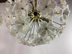 Vintage Bloemen Kroonluchters Set, Gebruikt, Design, Glas, D