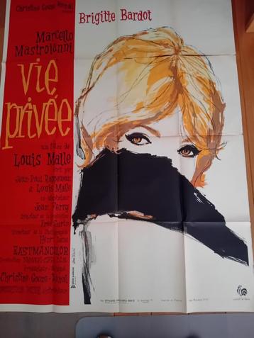 FILMAFFICHE BRIGITTE BARDOT  LA VIE PRIVEE beschikbaar voor biedingen