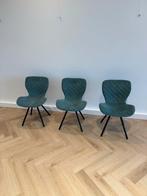 3x Kwantum eetkamerstoelen, Huis en Inrichting, Ophalen, Zo goed als nieuw, Stof, Drie