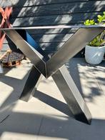 Eettafel poten staal, Huis en Inrichting, Tafels | Eettafels, 50 tot 100 cm, Rechthoekig, Metaal, Zo goed als nieuw