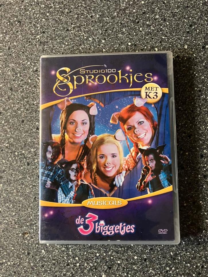 3 Biggetjes - De Musical - K3, Cd's en Dvd's, Dvd's | Kinderen en Jeugd, Alle leeftijden, Ophalen of Verzenden