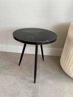 Metalen bijzettafel, Huis en Inrichting, Tafels | Bijzettafels, Ophalen, Minder dan 45 cm, Minder dan 55 cm, Gebruikt