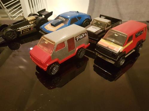 Schitterend kavel van 4 mooie tonka auto's jaren '70 €45, Antiek en Kunst, Antiek | Speelgoed, Ophalen of Verzenden