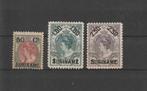 Suriname 1900, NVPH 34 t/m 36, Ongebruikt., Verzenden, Postfris