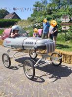 Unieke zeepkist o.b.v. menwagen en dakkoffer, Ophalen, Gebruikt, Overige merken