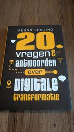 Menno Lanting / 20 vragen antwoorden over digitale transform, E-commerce en Internet, Menno lanting, Ophalen of Verzenden, Zo goed als nieuw