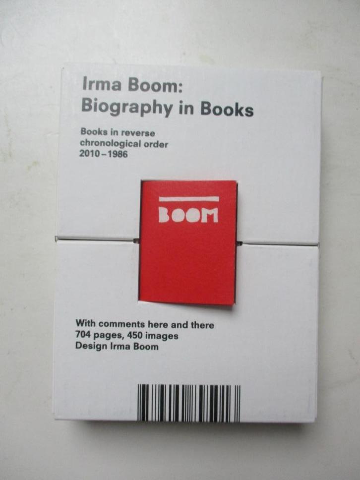 Irma Boom – Biography in Books (2010-1986), Boeken, Kunst en Cultuur | Fotografie en Design, Zo goed als nieuw, Overige onderwerpen