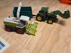 Bruder set Claas Jaguar 900 met John deere 7930 met kipper, Ophalen of Verzenden