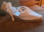 Zomerse espadrilles met touwtjes, Verzenden, Wit, Zo goed als nieuw, Espadrilles of Moccasins