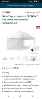 Partytent easy up wit. 3x6, Ophalen, Partytent, Minder dan 4 meter, Zo goed als nieuw