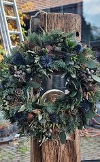 Landelijke krans met blauwe distel, Huis en Inrichting, Ophalen of Verzenden