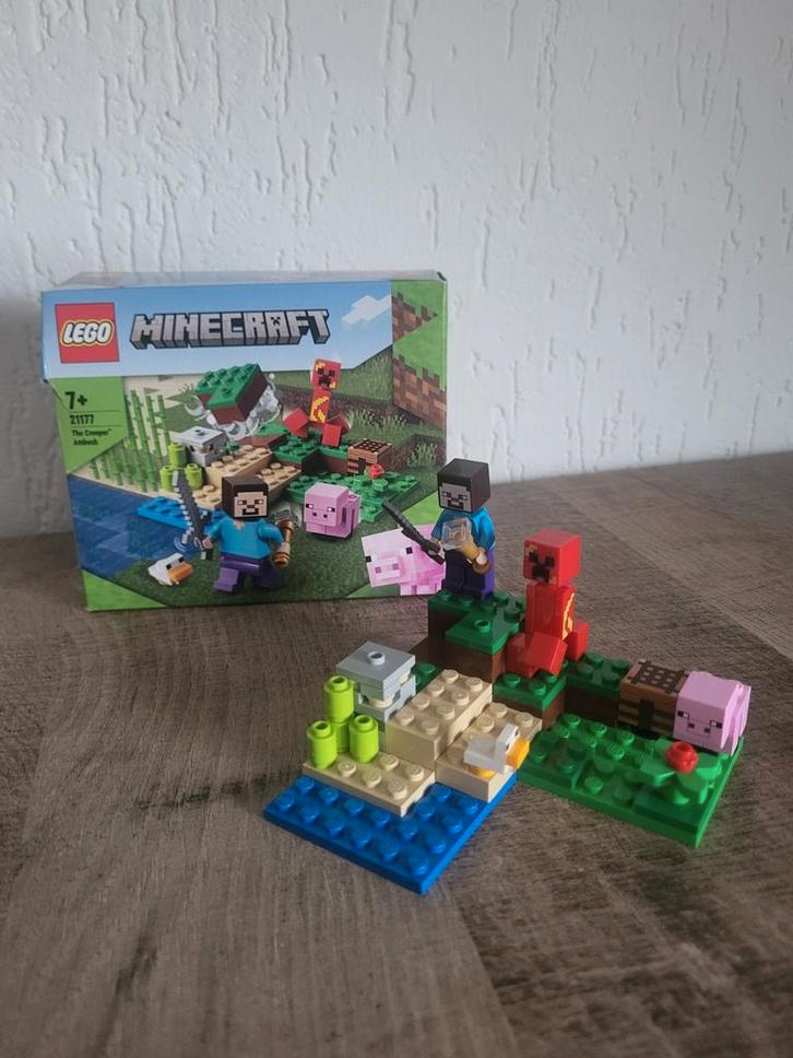 LEGO Minecraft The Creeper Ambush (21177), Kinderen en Baby's, Speelgoed | Duplo en Lego, Zo goed als nieuw, Lego, Complete set