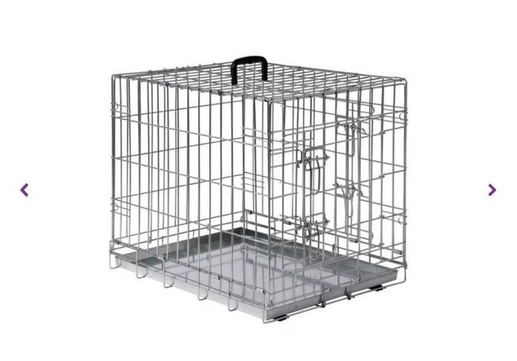 Mooie RVS bench verzinkt 60x40, Dieren en Toebehoren, Hondenhokken, Zo goed als nieuw, Minder dan 65 cm, Minder dan 75 cm, Ophalen