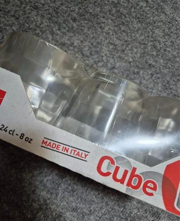 Cube glazen  / Bormioli Rocco  beschikbaar voor biedingen