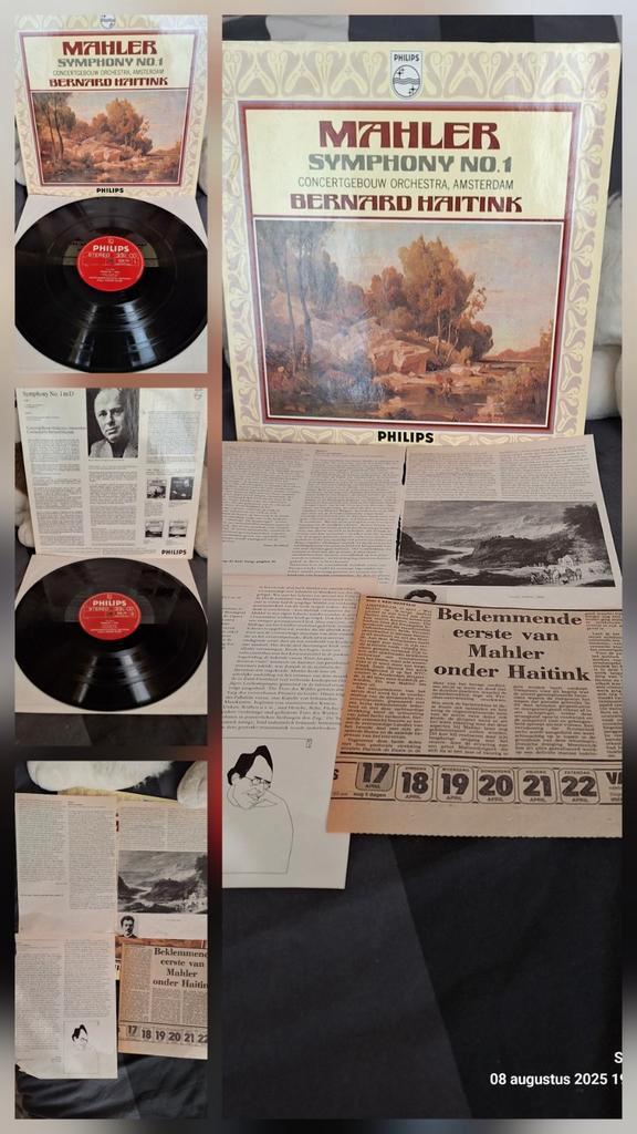 Mahler – Symphony No. 1 – Haitink / Concertgebouworkest, Cd's en Dvd's, Vinyl | Klassiek, Zo goed als nieuw, Classicisme, Orkest of Ballet