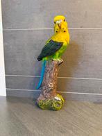 Leuk plastic parkiet beeldje, Ophalen of Verzenden, Gebruikt, Dier