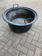 Mooie extra grote gietijzeren wasketel ,in topstaat, Ophalen, Gebruikt, Rond, Minder dan 60 cm