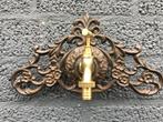 Waterkraan met wandornament gietijzer bruin, super mooi in a, Tuin en Terras, Waterpartijen en Fonteinen, Ophalen of Verzenden