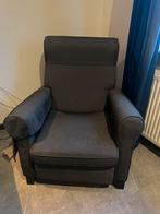 Relaxfauteuil, Remmarn donkergrijs IKEA, Huis en Inrichting, Fauteuils, Gebruikt, Ophalen