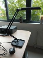 bureaulamp met stalen voet , zwart, Ophalen, Zo goed als nieuw, Minder dan 50 cm