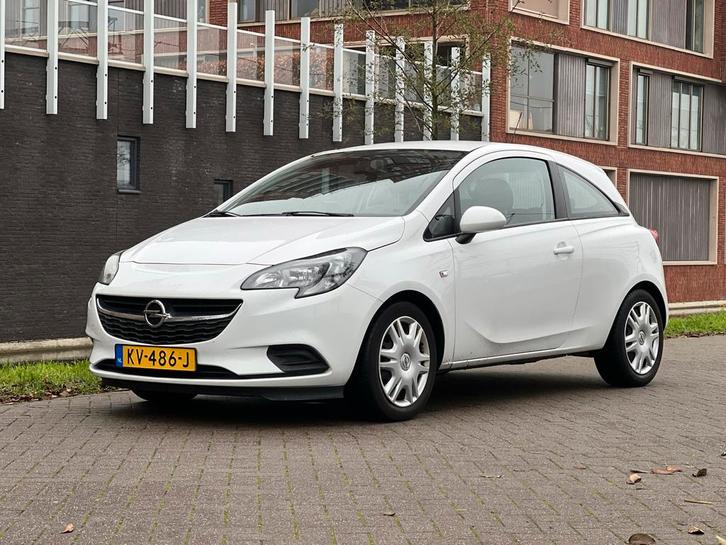 Opel Corsa 1.0T 3D 2016 Wit, Auto's, Opel, Particulier, Corsa, ABS, Airbags, Android Auto, Apple Carplay, Bluetooth, Climate control