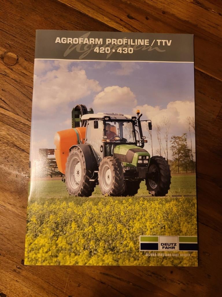 Tractor folder Deutz-Fahr Agrofarm profiline TTV 420 430, Ophalen of Verzenden, Zo goed als nieuw