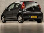 Peugeot 107 1.0-12V Sport (5 DEURS, AIRCO, ELEK RAMEN, SPORT, Auto's, Voorwielaandrijving, Stof, Gebruikt, Zwart