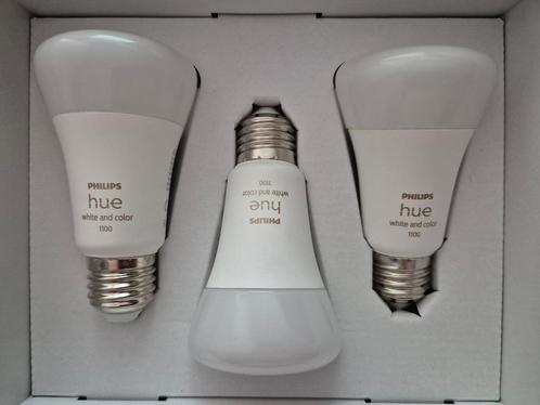 Philips Hue E27 White and color ambiance 1100 Lumen [NIEUW], Huis en Inrichting, Lampen | Losse lampen, Nieuw, Led-lamp, 60 watt of meer