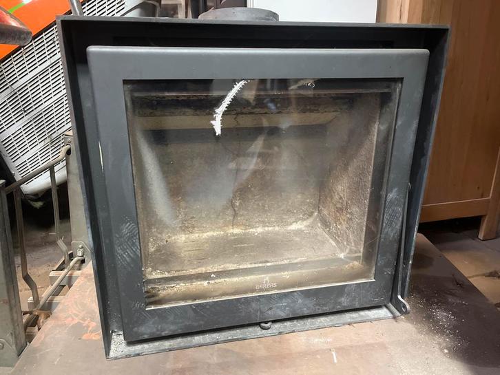 Barbas Inbouw Kachel - 52x35x50cm, Huis en Inrichting, Kachels, Gebruikt, Inbouw, Houtkachel, Hout, Ophalen of Verzenden