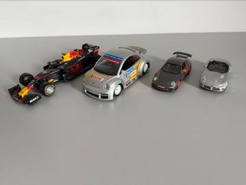 Leuke set speelgoed auto’s o.a. originele Max Verstappen F1 beschikbaar voor biedingen