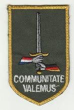 Embleem 1 (GE/NL) Corps, Duits-Nederlands Legerkorps, ronde, Verzamelen, Embleem of Badge, Nederland, Ophalen of Verzenden, Landmacht