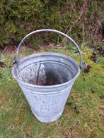 Zinken emmer waterdicht, Ophalen, Gebruikt, Metaal