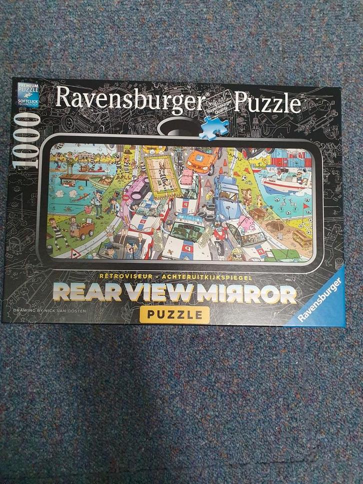 Ravensburger Rear View Mirror Puzzel - 1000 stukjes, Hobby en Vrije tijd, Denksport en Puzzels, Zo goed als nieuw, Legpuzzel, 500 t/m 1500 stukjes