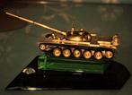 Tank Trench art Messing Sovjet T-54 A op Acrylaat sokkel, Verzenden
