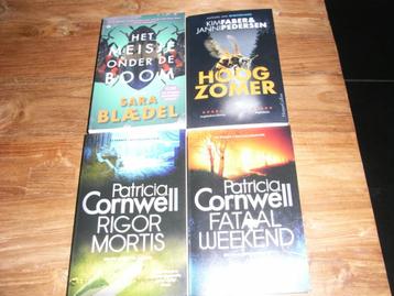 thrillers/boeken Cornwell/blaedel/faber&pedersen en vele and beschikbaar voor biedingen