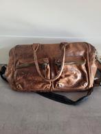 Cowboysbag leren handtas/schooltas, Ophalen of Verzenden, Gebruikt, Bruin, Handtas