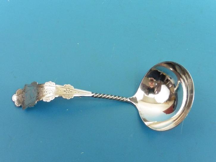 Zilveren roomlepel                                      Z219, Antiek en Kunst, Antiek | Goud en Zilver, Zilver, Ophalen of Verzenden